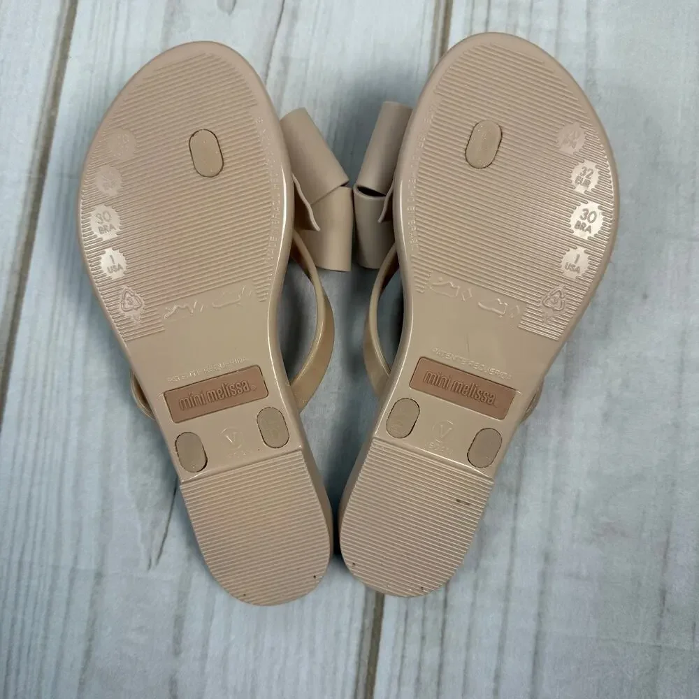 Mini Melissa Girls Harmonic Sweet Bow Sandals 1Y‎